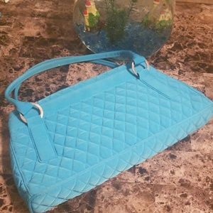 🎄Vera Bradley Blue Quilted Purse